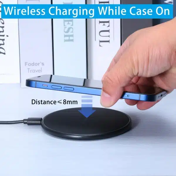 2024 New 100W Qi Wireless Charger for iPhone 15 14 13 X XR XS Max 8 for Samsung S10 S20 Note10 20 Xiaomi Huawei Phone - Image 6