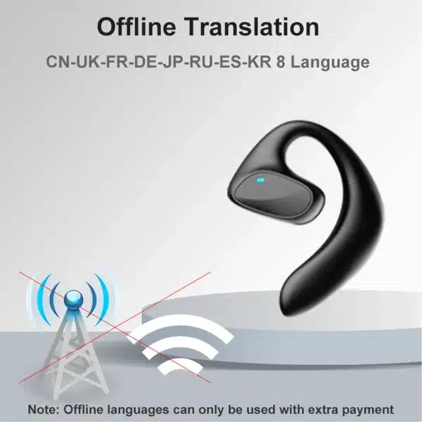 M8 Language Translator Earbuds Smart 144 Languages High Accuracy Wireless Bluetooth Two Way Translator Device - Image 4