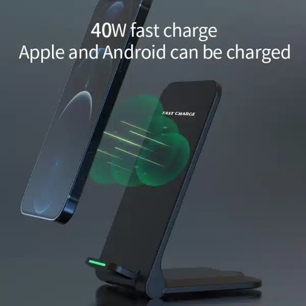 100W Foldable Wireless Charger Stand Pad Fast Charging for iPhone 14 13 12 11 XS XR Samsung S21 S20 S8 S9 Huawei Qucik Charger - Image 4