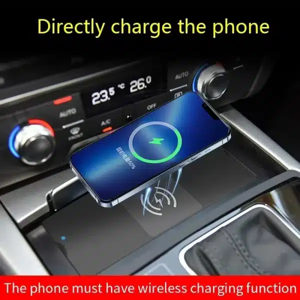 Car wireless charger for Audi A6 C7 A7 S6 RS6 S7 RS7 2011-2018 phone fast charging pad mobile holder charge accessories interior - Image 2