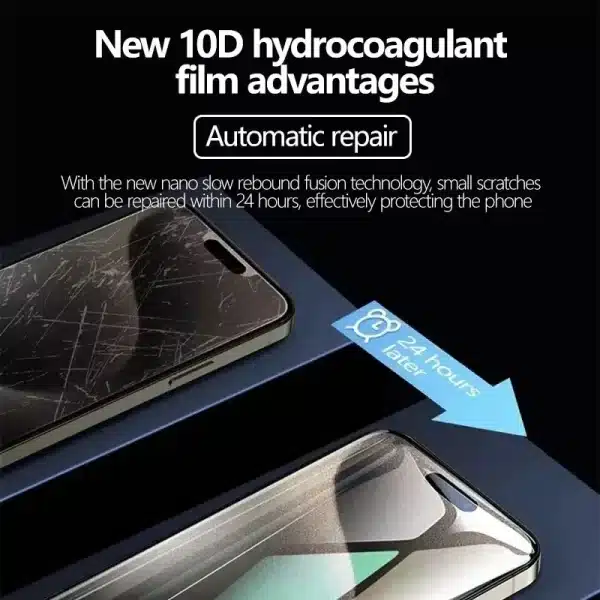 1-5Pcs Full Cover Hydrogel Film For iPhone 13 12 11 14 15 16 Pro Max Screen Protector For iPhone 12 Mini XR XS MAX 7 8 Plus SE - Image 4
