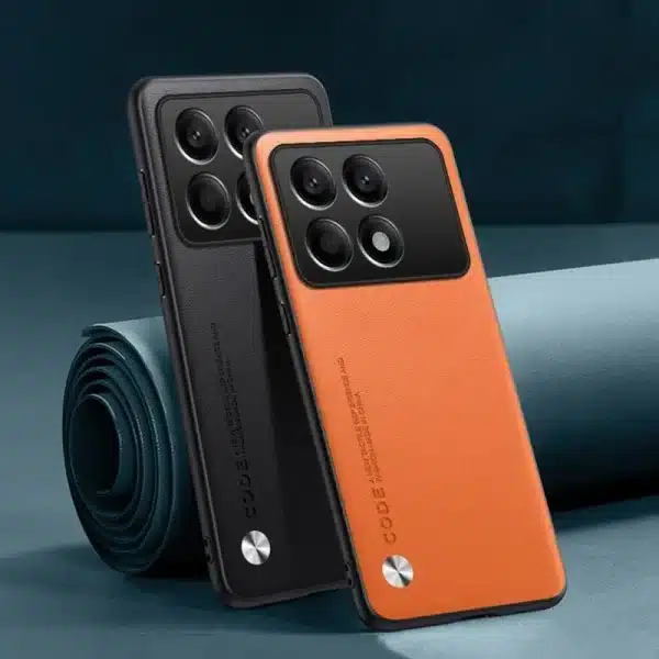 Case for Poco X6 Pro Luxury PU Leather Shockproof Silicone Shell Fundas for Xiaomi Poco X6 Pro Cover Protection Back Phone Coque - Image 2