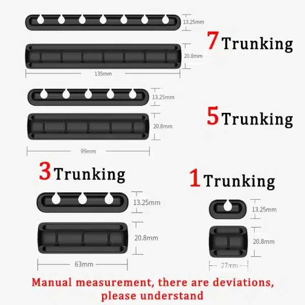 Cable Organizer Silicone USB Cable Winder Desktop Management Clips Cable Holder For Mouse Headphone Wire Organizer Protector - Image 5