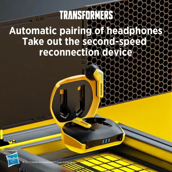 Transformers TF-T06 Bluetooth 5.3 Headset Dual Mode Noise Reduction Earphone for Video Game HIFI Earbuds Stable Connection - Image 2