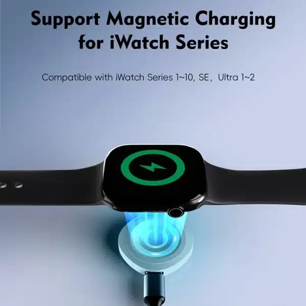 3IN1 Portable 3W Watch Wireless Charger for Samsung Galaxy Watch 7/6/5 5Pro 4/3 Active 2 Apple Watch Utral 8 7 6 5 4 Airpods Pro - Image 4