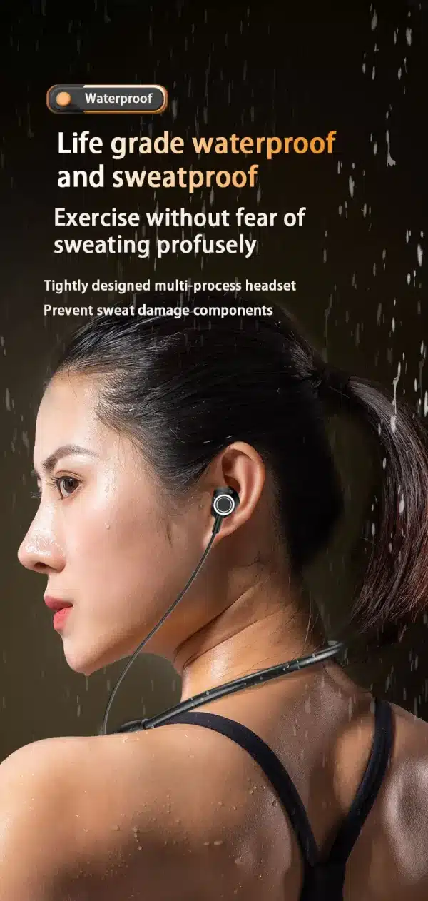 TWS Super Power Wireless Headphones Bluetooth Earphones Neckband Magnetic Earbuds LED Display Sports Headset Stereo With Mic - Image 6