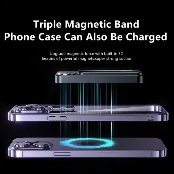 Wireless Power Bank Magnetic 30000mAh Portable Powerbank Type C Fast Charger For iPhone 14 13 15 Xiaomi Samsung MaCsafe Series - Image 3