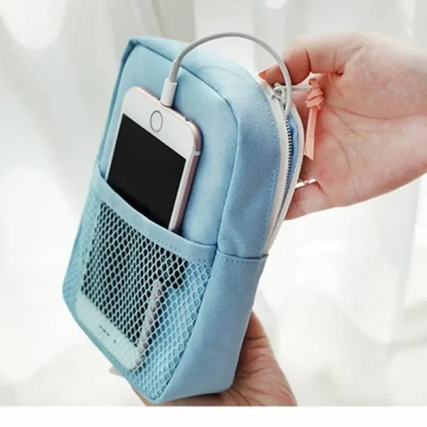 Gadget Organizer Bag Portable Oxford Cloth Travel Electronics Accessories Storage Pouch For Usb Power Bank Digital Cable Bag - Image 4