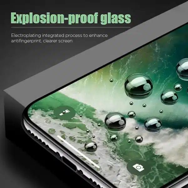 9D Full Tempered Glass For iPhone 16 15 Pro Max 14 13 Mini 12 11 Screen Protector iPhone X XR XS Max 6 7 8 Plus Protective Film - Image 5