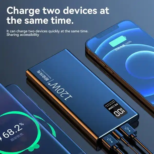 Xiaomi 50000mAh Fast Charging Power Bank 120W High Capacity Powerbank Portable Battery Charger For iPhone Samsung Huawei New - Image 4
