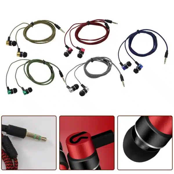 3.5mm Wired Headphones 2 Basic In-Ear Stereo Earbuds Mobile earphones Superb Bass Stereo Effect Headset - Image 6