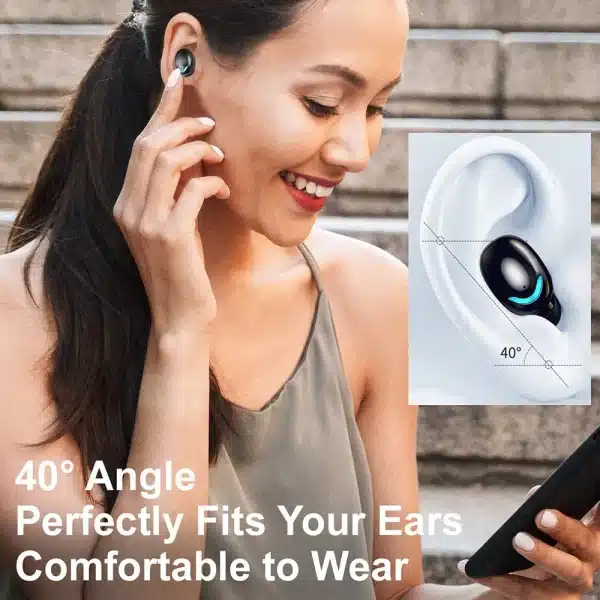 Wireless Headphone F9-5C Bluetooth Earphone Touch Sports Stereo Headset Mini Bass TWS Earbuds with Micrphone for Phone - Image 4