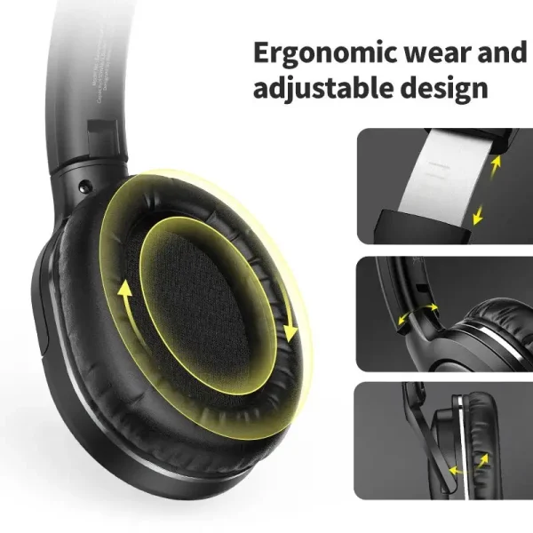 Baseus D02 Pro Wireless Headphones Bluetooth Earphone 5.3 Foldable Headset Sport Headphone Gaming Phone Fone Bluetooth Earbuds - Image 5