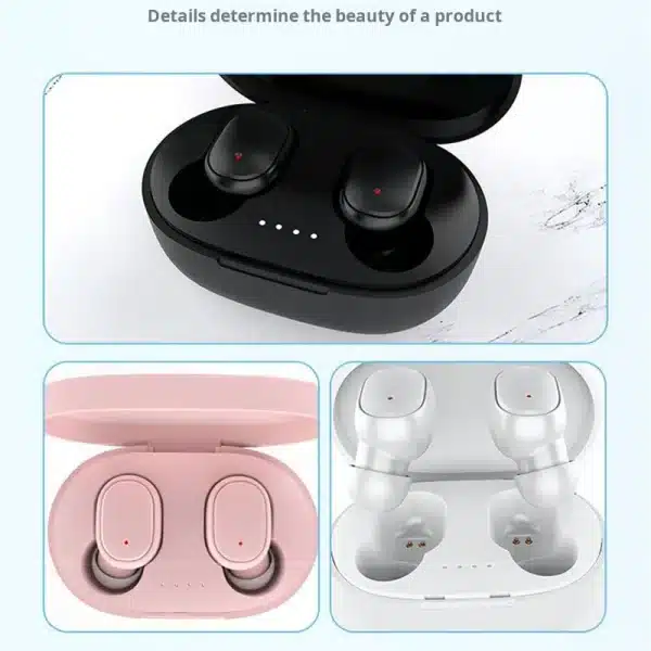 Original XIAOMI A6S Wireless Earphone TWS Bluetooth Headset HiFi Music Headphone Noise Reduction Earbuds Sport Game with Mic - Image 3