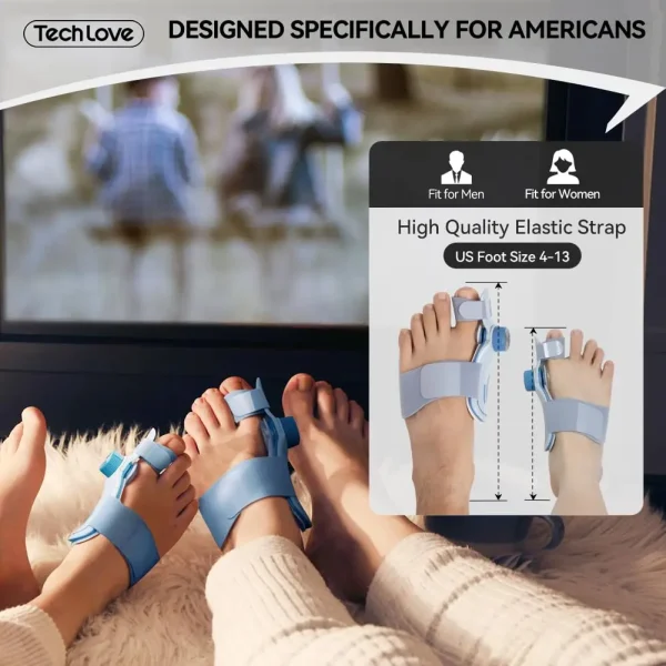 Bunion Corrector for Women & Men,Adjustable Knob Bunion Corrector for Women Big Toe,Bunion Splint for Bunion Relief - Image 5