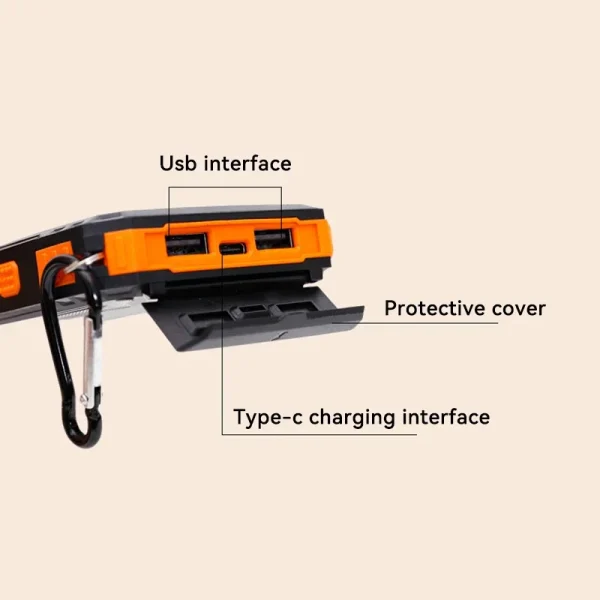 Xiaomi 200000mAh Solar Power Bank Portable Large Capacity Charger Compatible with IOS Android USB-A and USB-C Fast Charging - Image 4