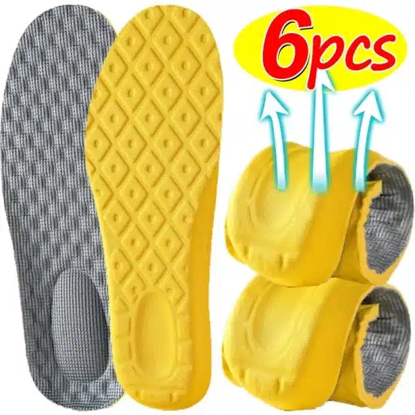 New Soft Latex Memory Foam Insole Unisex Sport Running Foot Support Shoe Pad Orthopedic Feet Care Insert Massage Elastic Cushion - Image 6