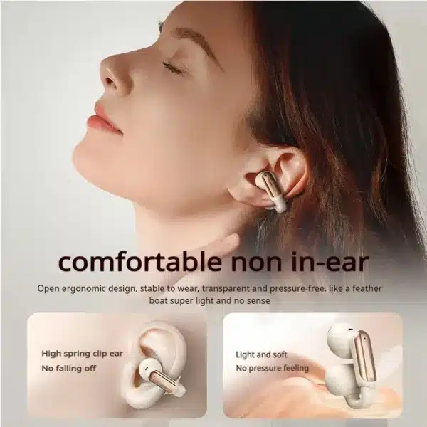 Xiaomi Mijia Original OWS Clip-on Wireless Earphones Low Latency ENC Noise Cancel Headset Long Life Game Bluetooth Headphones - Image 6