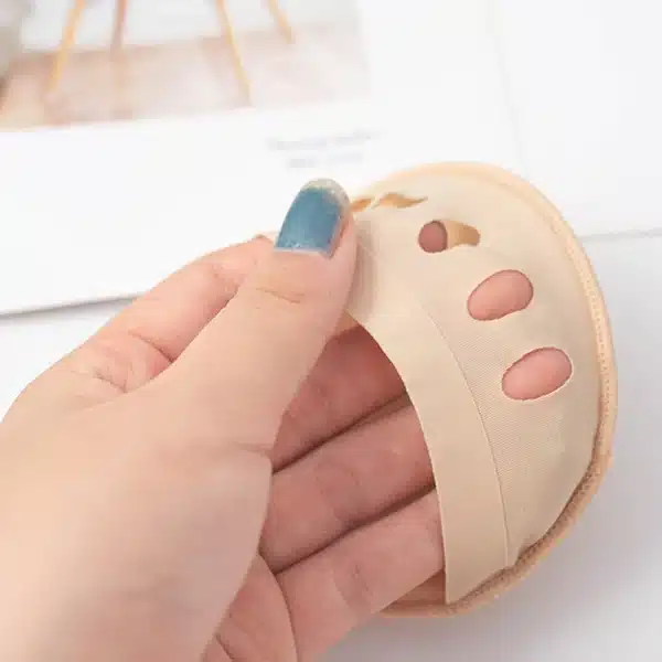 Forefoot Pads for Women Non Slip Breathable Metatarsal Foot Cushion Soft Comfortable Multipurpose Light Thin Half-Toe Sock - Image 3
