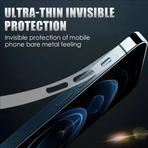 16PM Side Hydrogel Film for iPhone 16 15 Pro Max Plus 16Plus 15Plus 15 14 ProMax Frame Protective Border Frame Screen Protector - Image 3