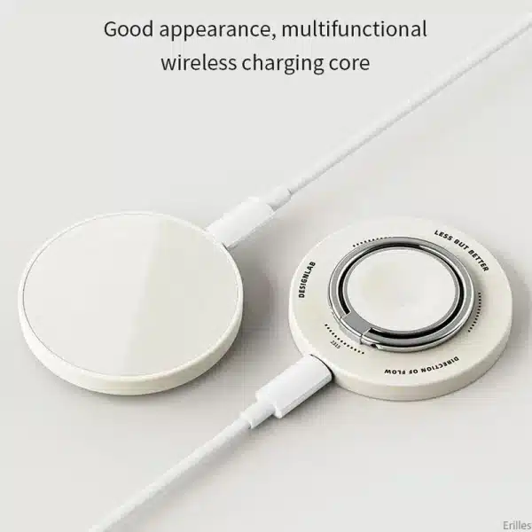 3 in 1 15W Magnetic Wireless Charger for iPhone 13 14 Pro Max Fast Wireless Charging For AirPods Smart Watch Ring Phone Holder - Image 3