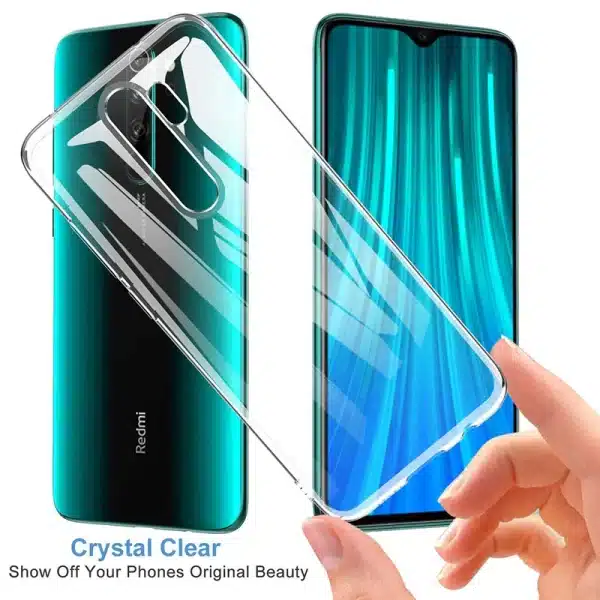 Clear Shockproof Phone Case for Xiaomi Redmi Note 8 Pro 8 8A 9 9S 9T 9A 9C 10 10S 11 Pro Soft Silicone Transparent Back Cover - Image 6