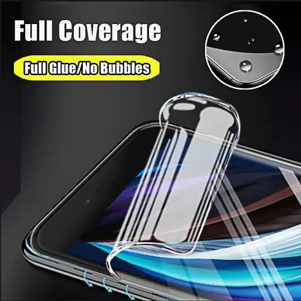 4-1pcs for Apple Iphone 8 7 6 6s Plus SE 2020 2022 Screen Protector Full Glue Hydrogel Film for Iphone 8Plus 7Plus SE2022 SE2020 - Image 3