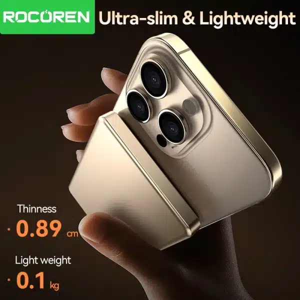 Rocoren Magnetic 20W 5000mAh Wireless Power Bank 10000mAh Thin Portable Charger External Battery for Magsafe For iPhone 16 15 14 - Image 3
