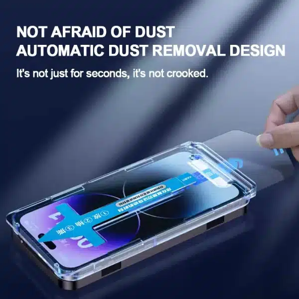 1-2PCS High End Tempered Glass For iPhone 16 15 14 13 12 11 Pro Max X XS 14 Plus Screen Protector With Alignment Mounting Cover - Image 5