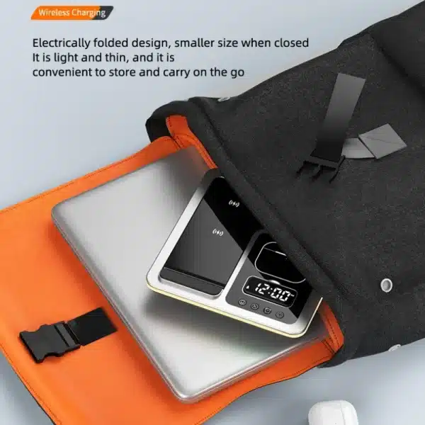 New 5 in 1 Protable Wireless Fast Charger Dock Station for Galaxy S25 Ultra S24/S23 Watch 7/6/5/4/3/2 Classic with Warm Light - Image 6
