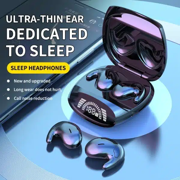 Invisible Sleep Wireless Earphone TWS Bluetooth 5.3 Headphones Hidden Earbuds IPX5 Waterproof Noise Reduction Sports Headset - Image 3