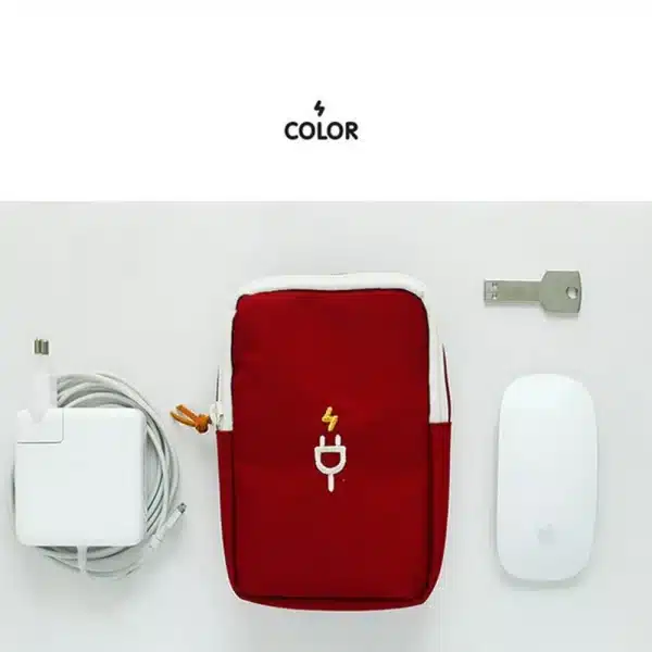 Pouch Portable Oxford Cloth Travel Electronics Accessories Storage Gadget Organizer Bag For Usb Power Bank Digital Cable Bag - Image 6