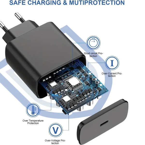 45W Fast Charging For Samsung USB C Charger PD Quick Charge 3.0 Wall Charge For Galaxy Plus USB Type C Cable Mobile Phone Charge - Image 3