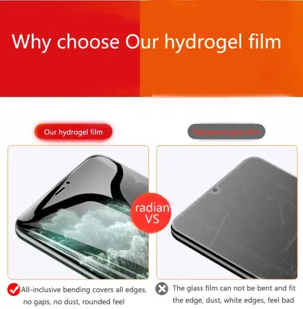 14ProMax Screen Protector For IPhone 13ProMax Mini 11 Pro Max Hydrogel Film HD Soft Full Cover X XR XSMax 13Pro 12ProMax 12Pro - Image 4