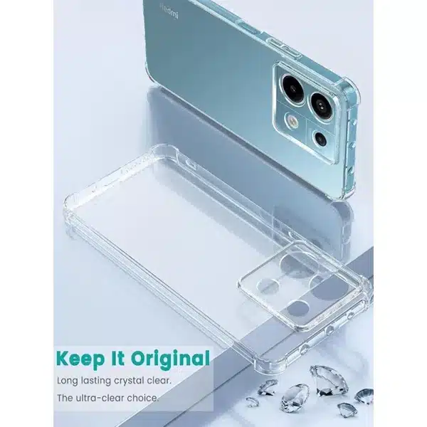 Luxury Clear Shockproof Case For Xiaomi Redmi Note 13 12 11 Pro Plus Phone Cover on Redmi Note 10 9 PRO MAX 10S 9S Back Cover - Image 2