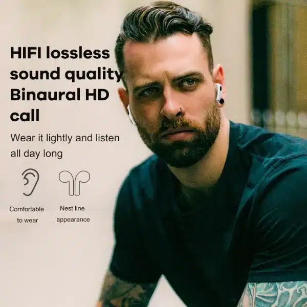 Original Air Pro 6 TWS Wireless Bluetooth Earphones Mini Pods Earbuds Earpod Headset For Xiaomi Android Apple iPhone Headphones - Image 4