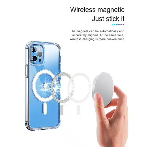 infinix NOTE 30 VIP 30Pro 4G Note30 5G Shockproof Clear TPU Bumper Phone Case Cover Support Magnetic Wireless Charger - Image 4