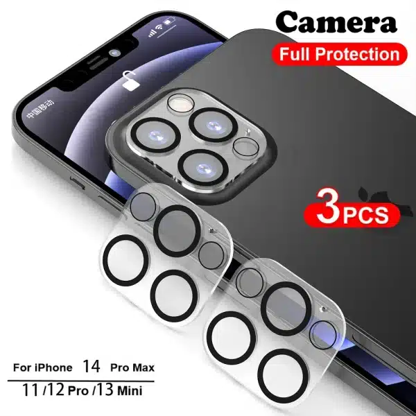 3pcs Camera Lens Protector For iPhone 15 Pro Max Protective Glass iPhone 16 14 11 12 13 14 Plus 13 Mini Lens Screen Protectors - Image 2