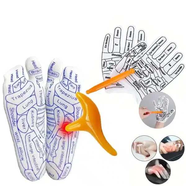6 Pcs Acupoint Glove Foot Acupressure Sock Massaging Sock Massage Relieve Tired Massager Reflexology Socks Foot Physiotherapy - Image 4