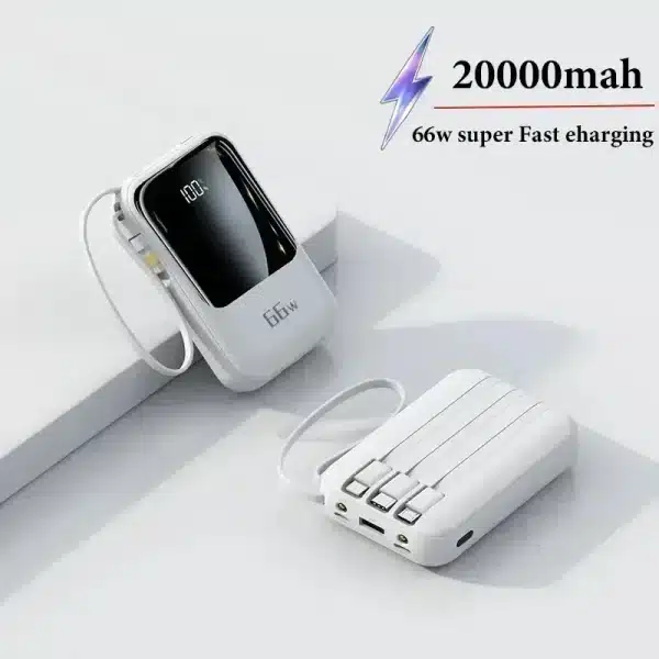 New 120W Super Fast Charging 200000mAh Portable Power Bank for Iphone Samsung Xiaomi Laptop LED Light External Battery Charger - Image 4