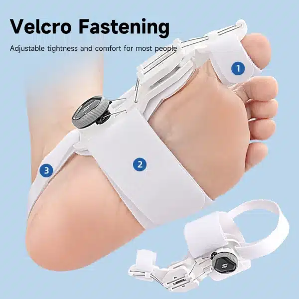 Bunion Corrector Unisex Foot Hallux Valgus Braces Rotatable Toe Separator Straightener Adjustable Pedicure Finger Toe Corrector - Image 6