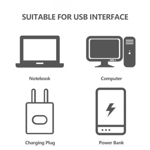 Mini Portable USB LED Book Light DC5V Ultra Bright Reading Book Lamp 3leds 8leds 24leds Lights For Power Bank PC Laptop Notebook - Image 3