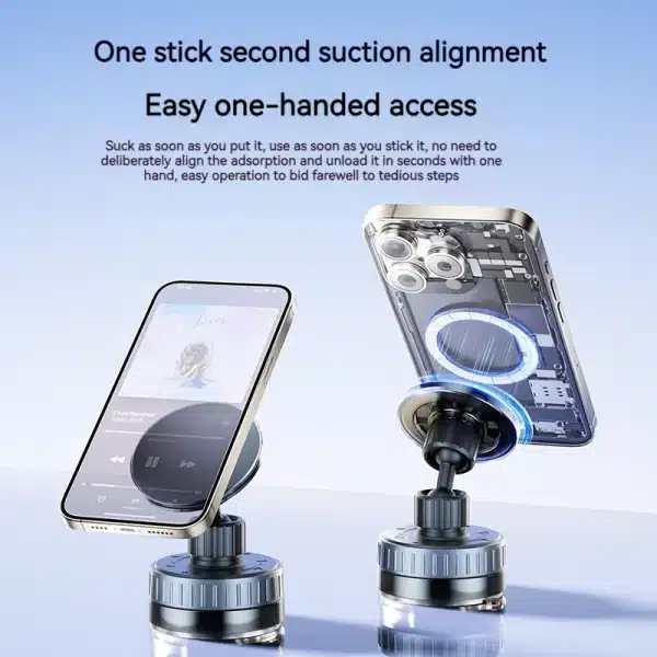 Universal Magnetic Wireless Charger Holder Suction Cup Home Car Mirro Gym Bath for Iphone 16 15 14 13 12 11 Pro Max Samsung S25 - Image 3