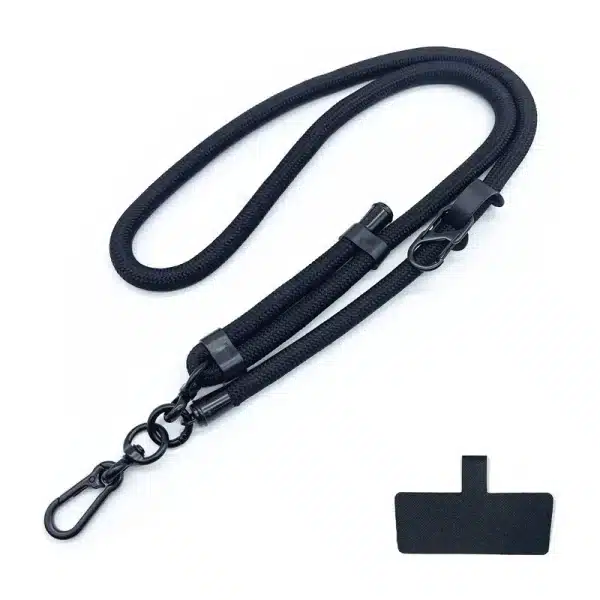 Phone Lanyard Adjustable 1 Cm Diameter Outdoor Universal Case Crossbody Shoulder Card Neck Cord Clip Hang Anti-lost Wrist Strap - Image 4