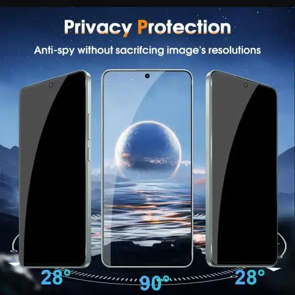 Anti Spy Screen Protector For iPhone SE 2022 Glass For iPhone SE Privacy Peep Screen Film Tempered Glass For iPhone SE 7 8 Glass - Image 2
