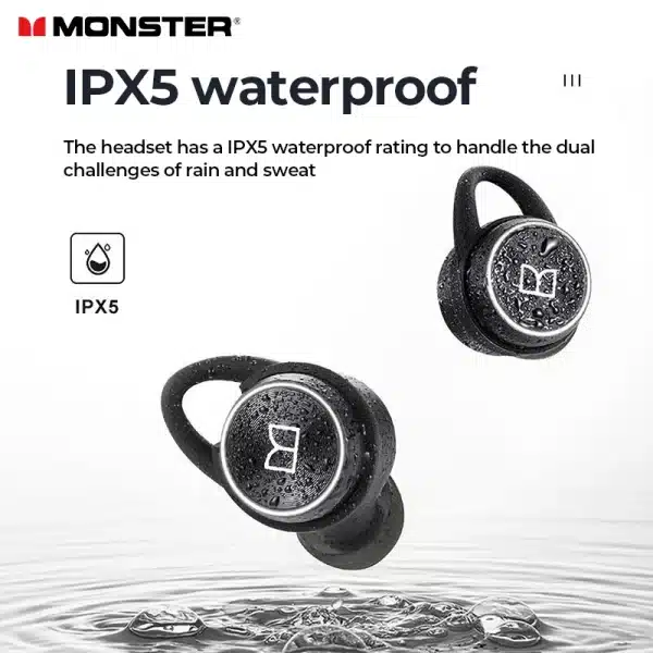 Monster Clarity 101 AirLinks TWS Earbuds in-Ear Bluetooth Headphones ENC Noise Cancelling Waterproof Wireless Earphone with Mic - Image 4