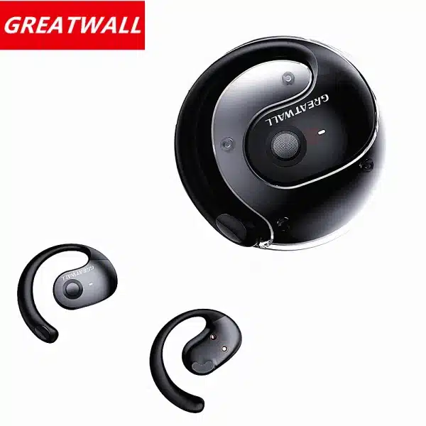 GREATWALL Q10 OWS Earphones Bluetooth 5.4 Sports Wireless Headphones Noise Reduction HD Call with Mic Earbuds Ear Hook - Image 2