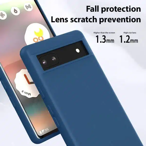 Luxury Original Liquid Silicone Phone Cases For Google Pixel 8 6 7 Pro 6A 7A Case For Google Pixel 8 7 Pro Shockproof Soft Cover - Image 5
