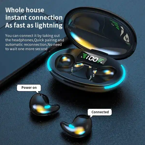 Sleep Wireless Earphone TWS Bluetooth 5.3 Headphones Hidden Earbuds IPX5 Waterproof Noise Reduction Sports Headset - Image 5