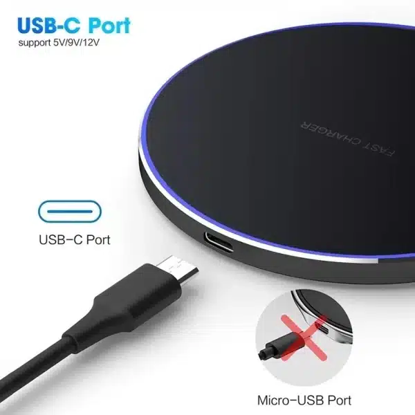 100W Wireless Charger For iPhone 14 13 12 15 Pro XS Max Mini X XR Induction Fast Wireless Charging Pad For Samsung Xiaomi Huawei - Image 4